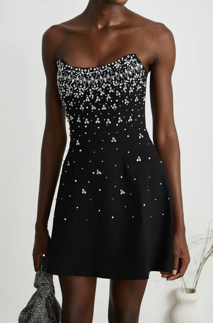 Nour Glittery Mini Dress