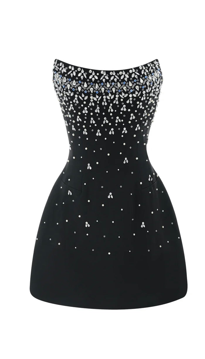 Nour Glittery Mini Dress